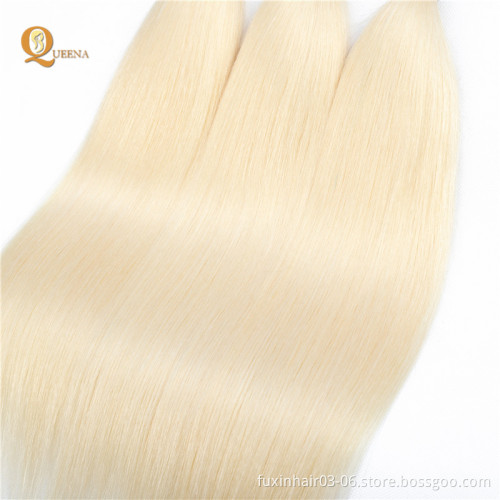613 Virgin Hair 10a Bundles Hair Weave Blonde Remy Hair Brazilian WEAVING Machine Double Weft Jerry Curl